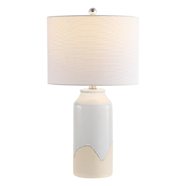 Safavieh BEVLEN, 27.5 Inch Antique White Ceramic Table Lamp – Elegant Home Accent for Warm, Inviting Spaces TBL4402A