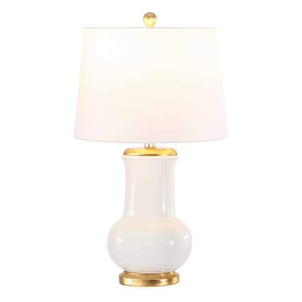 Safavieh EMBERSON, 25-Inch Ivory & Gold Ceramic Table Lamp – Elegant Lighting for Modern & Traditional Homes TBL4414A