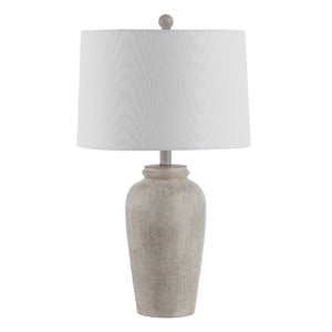 Safavieh SABRIN, 26-Inch Cream Resin Table Lamp - Timeless Elegance for Modern & Classic Interiors, Versatile Use TBL4417A