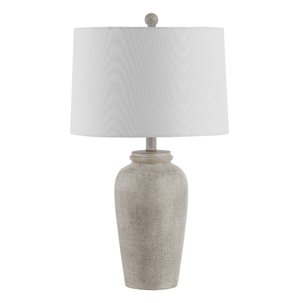 Safavieh SABRIN, 26-Inch Cream Resin Table Lamp - Timeless Elegance for Modern & Classic Interiors, Versatile Use TBL4417A