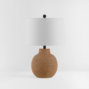 Safavieh ACER, 24-Inch Tan Resin Table Lamp – Elegant Ambient Lighting for Modern Homes & Offices TBL4428A