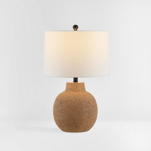 Safavieh ACER, 24-Inch Tan Resin Table Lamp – Elegant Ambient Lighting for Modern Homes & Offices TBL4428A