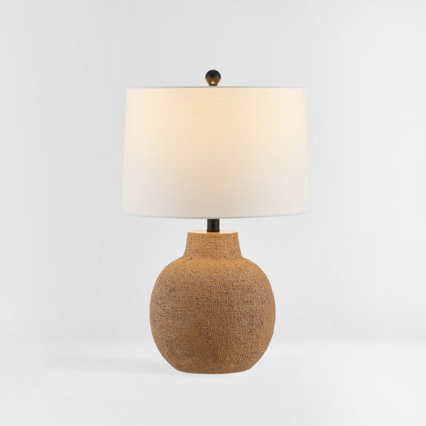 Safavieh ACER, 24-Inch Tan Resin Table Lamp – Elegant Ambient Lighting for Modern Homes & Offices TBL4428A
