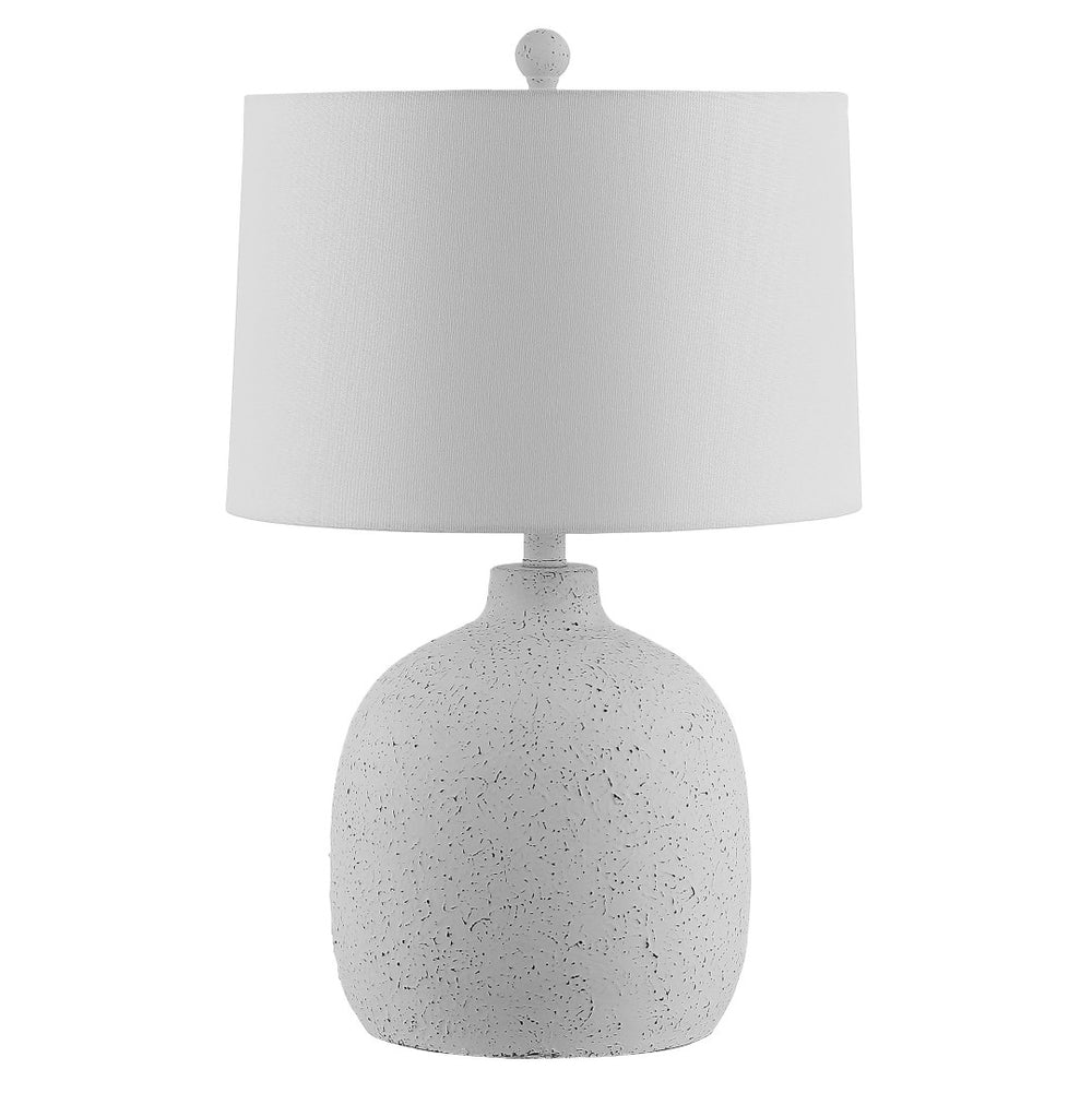 Safavieh VELERI, 24-Inch White Resin Table Lamp - Modern Ambient Lighting for Home Decor & Versatile Placement TBL4432A