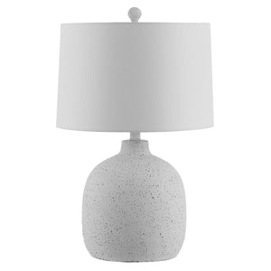 Safavieh VELERI, 24-Inch White Resin Table Lamp - Modern Ambient Lighting for Home Decor & Versatile Placement TBL4432A