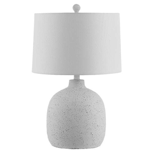 Safavieh VELERI, 24-Inch White Resin Table Lamp - Modern Ambient Lighting for Home Decor & Versatile Placement TBL4432A