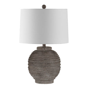 Safavieh PENDRI, Elegant 24-Inch Brown Resin Table Lamp for Cozy Illumination in Any Room, Timeless Design TBL4433A