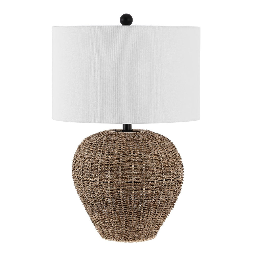 Safavieh FIRTH, 26-Inch Handwoven Rattan Table Lamp for Cozy Ambiance in Coastal & Modern Home Decor TBL4444A