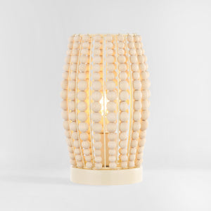 Safavieh DARROW, 11.75-Inch Cream Wood and Iron Table Lamp – Elegant, Versatile Lighting for Any Space TBL4447A