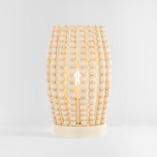 Safavieh DARROW, 11.75-Inch Cream Wood and Iron Table Lamp – Elegant, Versatile Lighting for Any Space TBL4447A