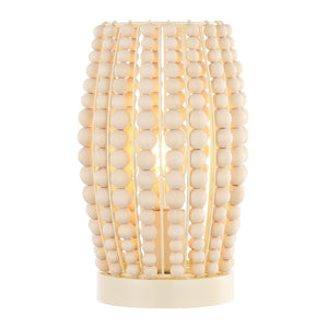 Safavieh DARROW, 11.75-Inch Cream Wood and Iron Table Lamp – Elegant, Versatile Lighting for Any Space TBL4447A