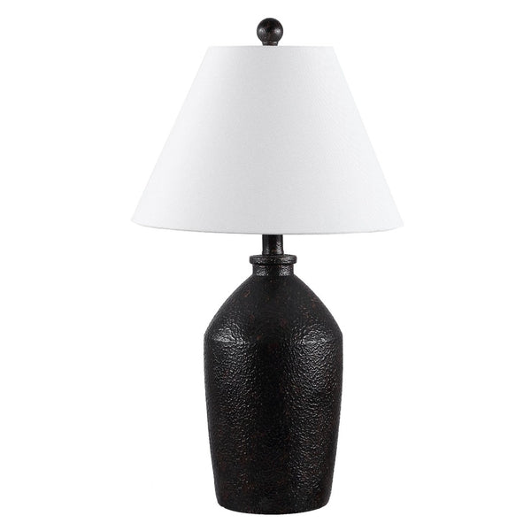 Safavieh SELNA, Elegant 23.5-Inch Brown Resin and Iron Table Lamp for Cozy Ambient Lighting and Stylish Decor TBL4452A