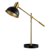 Safavieh Amur 22" Table Lamp W/ Usb Black / Brass Iron TBL4456A-U