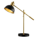 Safavieh Amur 22" Table Lamp W/ Usb Black / Brass Iron TBL4456A-U