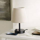 Safavieh Fynn, 13 Inch, Black, Iron Table Lamp W/ Usb Lamp Black TBL4460A-U