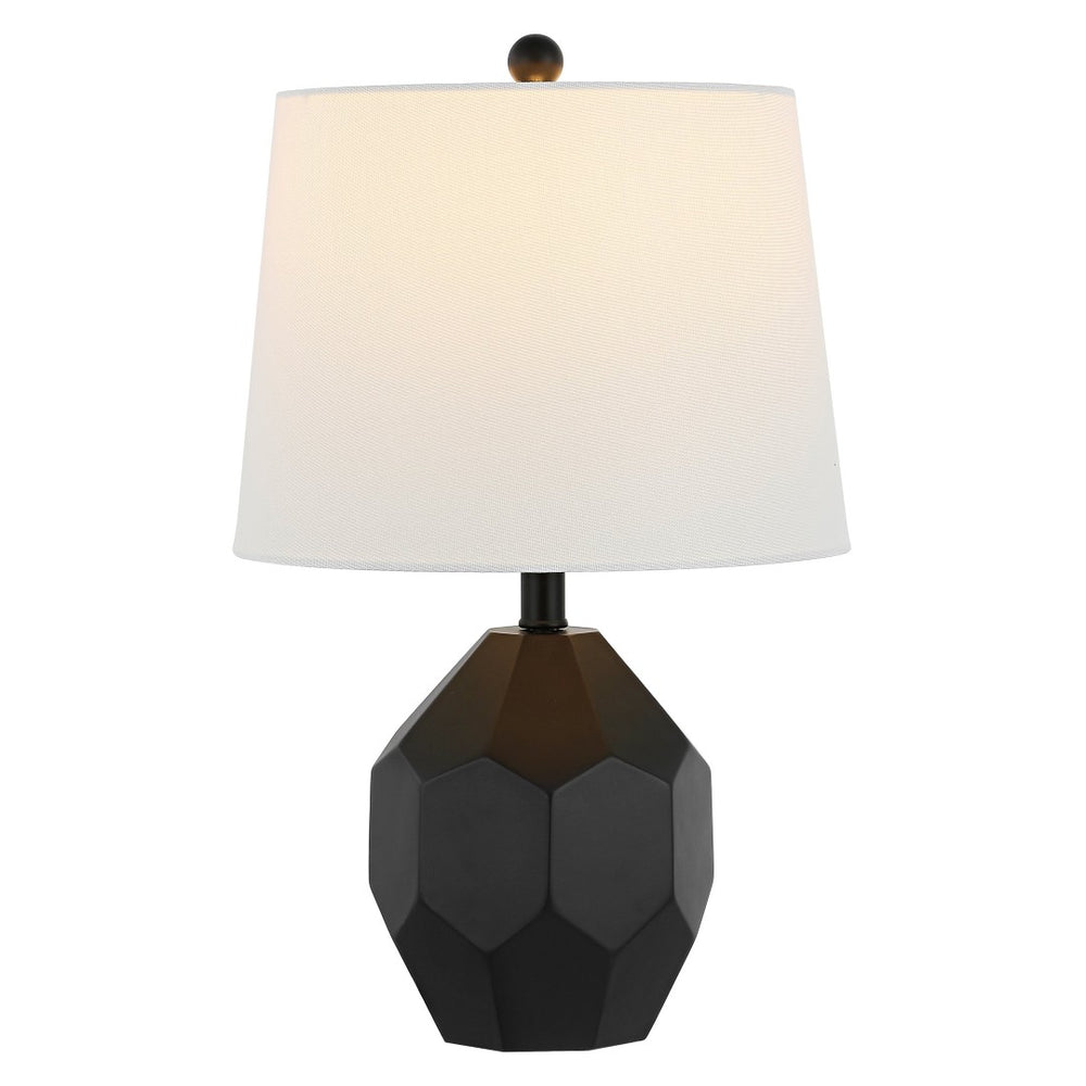 Safavieh DANILO, 19.5-Inch Black Resin Table Lamp - Contemporary Sculptural Design for Home & Office Decor TBL4469A