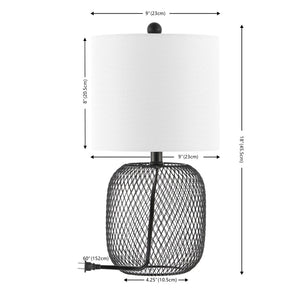 Safavieh NOVIS, 18-Inch Black Iron Table Lamp – Minimalist Design for Elegant Home Lighting & Décor Upgrade TBL4470A