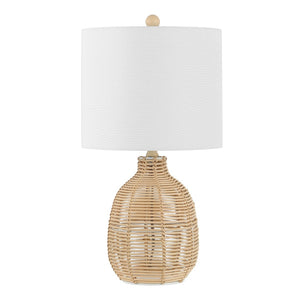 Safavieh OROYA, Handwoven Rattan Table Lamp for Ambient Illumination in Modern and Traditional Interiors Light Natural / - TBL4473A