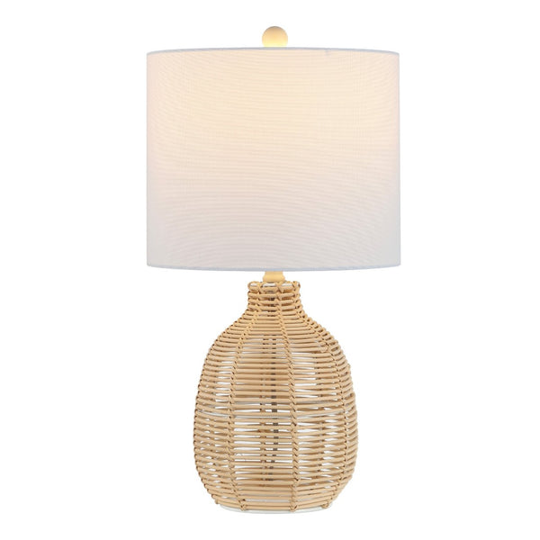 Safavieh OROYA, Handwoven Rattan Table Lamp for Ambient Illumination in Modern and Traditional Interiors Light Natural / - TBL4473A