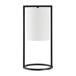 Safavieh TAMIKO, 17.75" Black Iron Table Lamp - Sleek Minimalist Design for Modern & Transitional Spaces TBL4476A