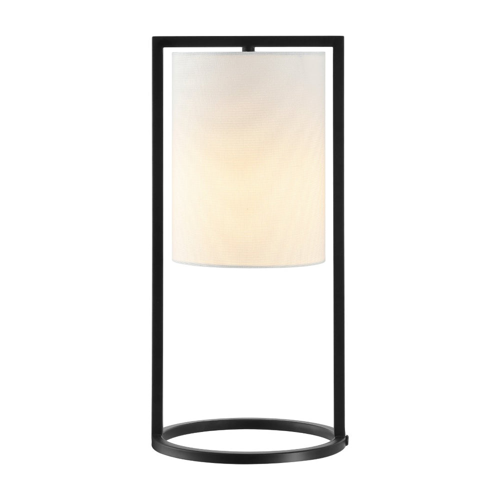 Safavieh TAMIKO, 17.75" Black Iron Table Lamp - Sleek Minimalist Design for Modern & Transitional Spaces TBL4476A