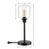 Safavieh Seyi, 19 Inch, Black, Iron Table Lamp Black TBL4480A