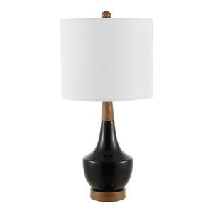 Safavieh Edalyn, 20 Inch, Black, Iron/Ceramic Table Lamp Black TBL4484A