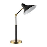 Safavieh Author, 18.5 Inch Black, Iron Table Lamp W/ Usb Port Black / Brass Gold TBL4488A-U