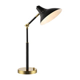 Safavieh Author, 18.5 Inch Black, Iron Table Lamp W/ Usb Port Black / Brass Gold TBL4488A-U