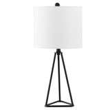 Safavieh Vernelle 21 Inch Table Lamp XII23 Black Metal TBL4494A