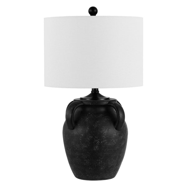 Safavieh RHYNNE, 22.5-Inch Black Ceramic Table Lamp - Sleek Contemporary Accent for Stylish Illumination TBL4496A