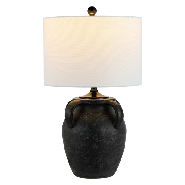 Safavieh RHYNNE, 22.5-Inch Black Ceramic Table Lamp - Sleek Contemporary Accent for Stylish Illumination TBL4496A