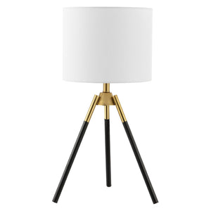 Safavieh Jupiter, 21.25 Inch, Black/Brass, Iron Table Lamp Black / Brass Gold TBL4500A