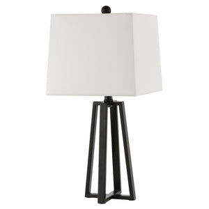 Safavieh Acosta 21.25 Inch Table Lamp XII23 Black Iron TBL4505A