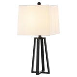 Safavieh Acosta 21.25 Inch Table Lamp XII23 Black Iron TBL4505A