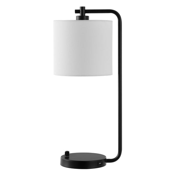 Safavieh Follett, 20 Inch, Black, Iron Table Lamp W/ Usb Port Black TBL4506A-U
