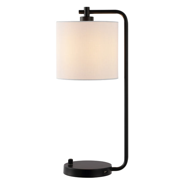 Safavieh Follett, 20 Inch, Black, Iron Table Lamp W/ Usb Port Black TBL4506A-U