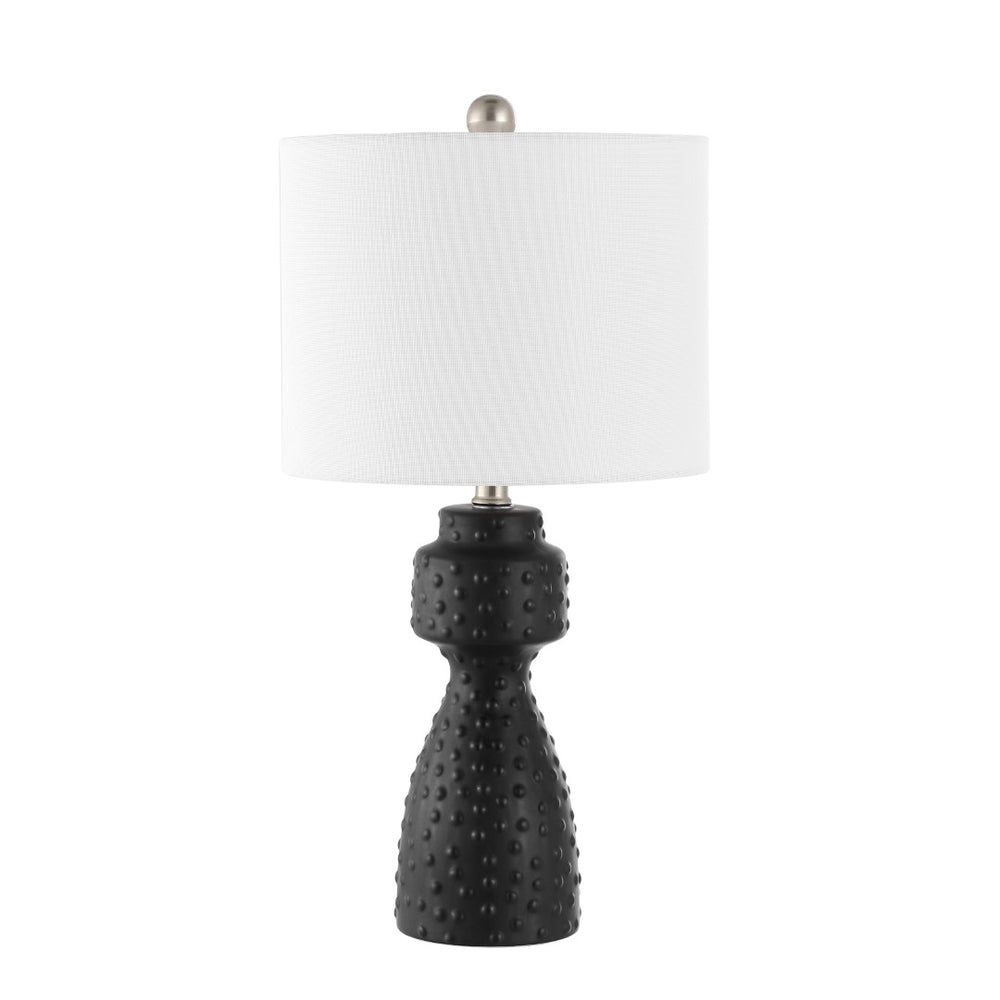 Safavieh THEORY, 22-Inch Black Ceramic Table Lamp - Modern Minimalism Meets Classic Warmth for Any Space TBL4511A