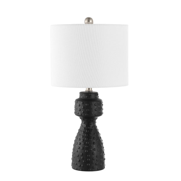 Safavieh THEORY, 22-Inch Black Ceramic Table Lamp - Modern Minimalism Meets Classic Warmth for Any Space TBL4511A