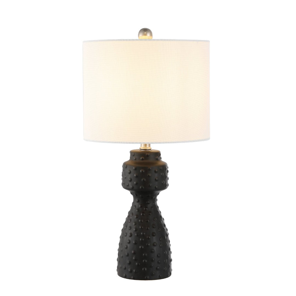Safavieh THEORY, 22-Inch Black Ceramic Table Lamp - Modern Minimalism Meets Classic Warmth for Any Space TBL4511A