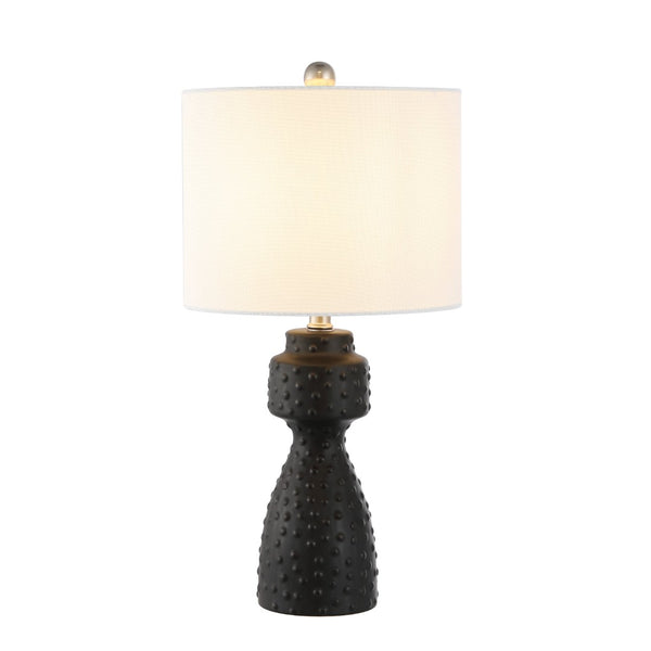Safavieh THEORY, 22-Inch Black Ceramic Table Lamp - Modern Minimalism Meets Classic Warmth for Any Space TBL4511A