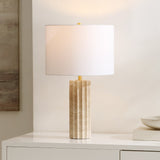 Safavieh Remi, 23.5 Inch, Stone, Travertine Table Lamp TBL4519A