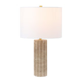 Safavieh Remi, 23.5 Inch, Stone, Travertine Table Lamp TBL4519A