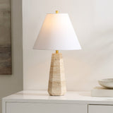 Safavieh Calla, 23.5 Inch, Stone, Travertine Table Lamp TBL4522A