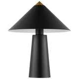 Safavieh Syuna 17 Inch Table Lamp XII23 Black / Gold Metal TBL4531A