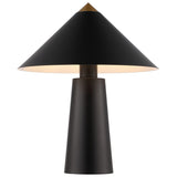 Safavieh Syuna 17 Inch Table Lamp XII23 Black / Gold Metal TBL4531A