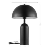 Safavieh Ryler 19.5 Inch Table Lamp XII23 Black Metal TBL4539A