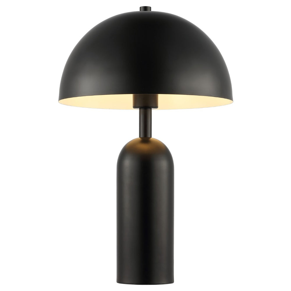 Safavieh RYLER, 19-Inch Matte Black Iron Table Lamp - Modern Elegance for Living Rooms, Bedrooms & Offices TBL4539A