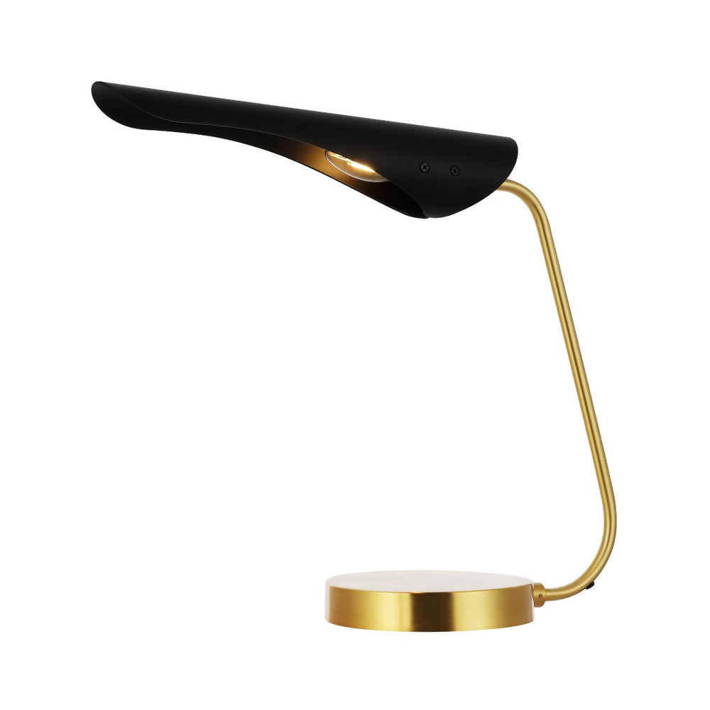 Safavieh FYNN, 16.5" Modern Iron Table Lamp with Black & Brass Finish - Elegant Illumination for Any Room TBL4541A
