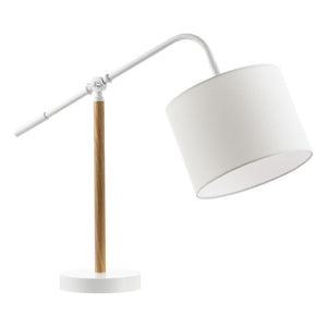 Safavieh Loryn, 18 Inch, White/Brown, Metal Table Lamp Brown/White TBL4543A